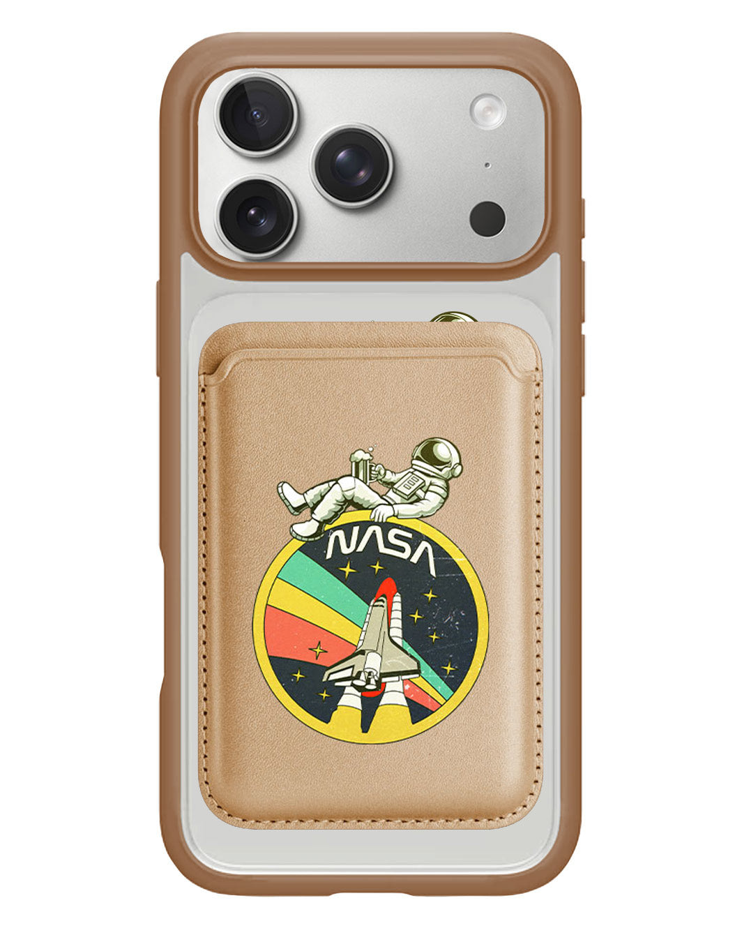 iPhone Magnetic Wallet Case - Nasa