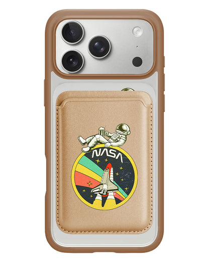 iPhone Magnetic Wallet Case - Nasa