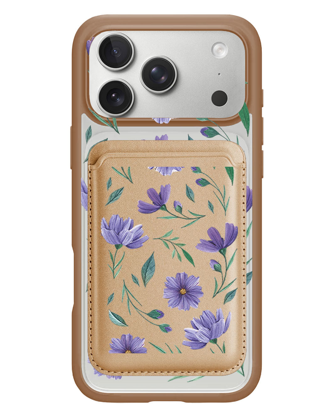 iPhone Magnetic Wallet Case - February Violet