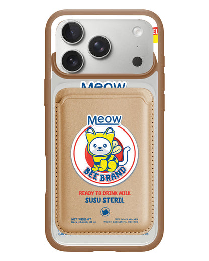 iPhone Magnetic Wallet Case - Bee Brand