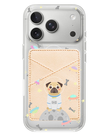 iPhone Phone Wallet Case - Pugstronaut
