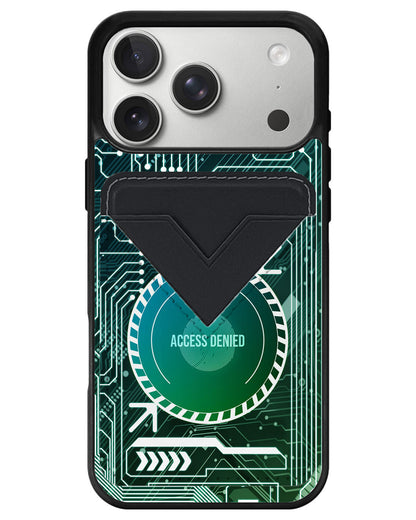 iPhone Avant Wallet Case - Circuit 2.0 Green