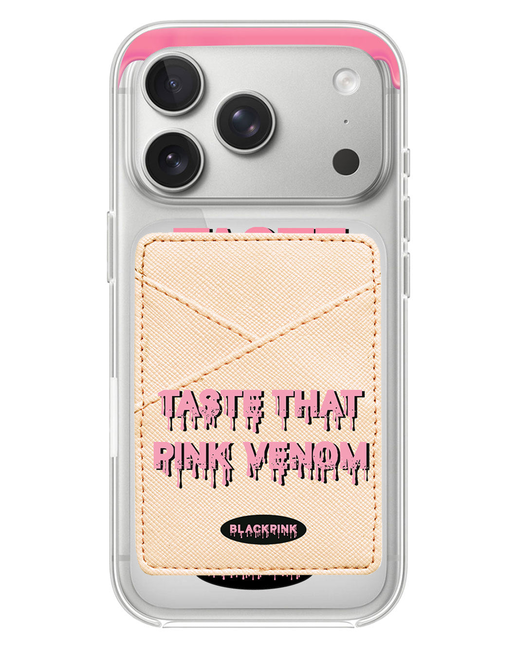 iPhone Phone Wallet Case - Pink Venom