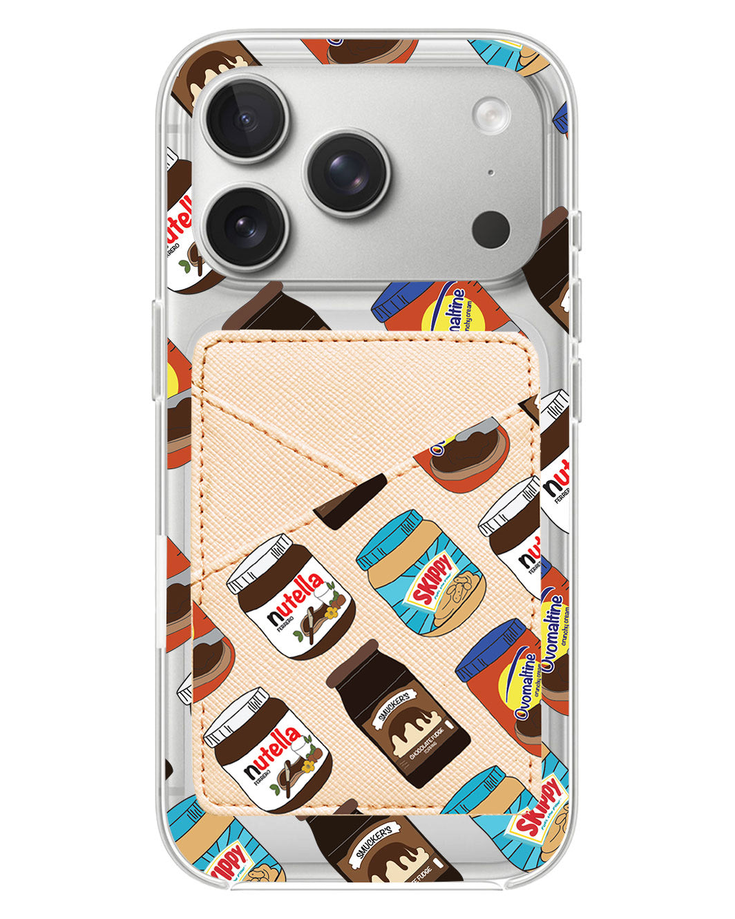 iPhone Phone Wallet Case - Choco Spread