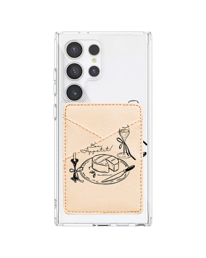 Android Phone Wallet Case - Bon Appetit