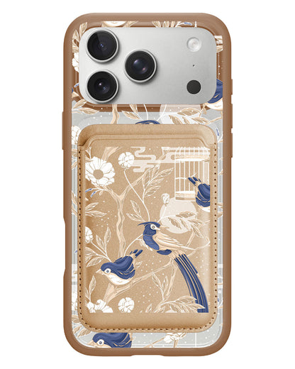 iPhone Magnetic Wallet Case - Lovebird 1.0