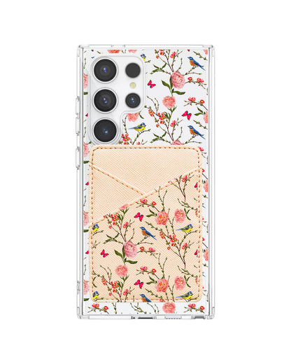 Android Phone Wallet Case - Flora Gardenia