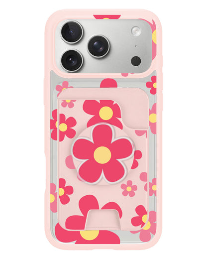 iPhone Magpop Wallet - Daisy Blush