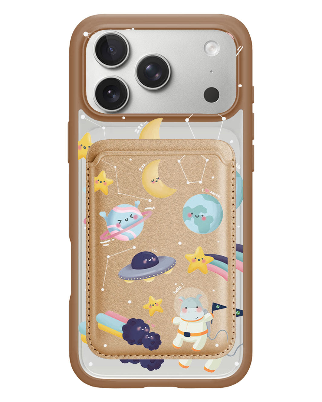 iPhone Magnetic Wallet Case - Galaxy (Artevefacts)