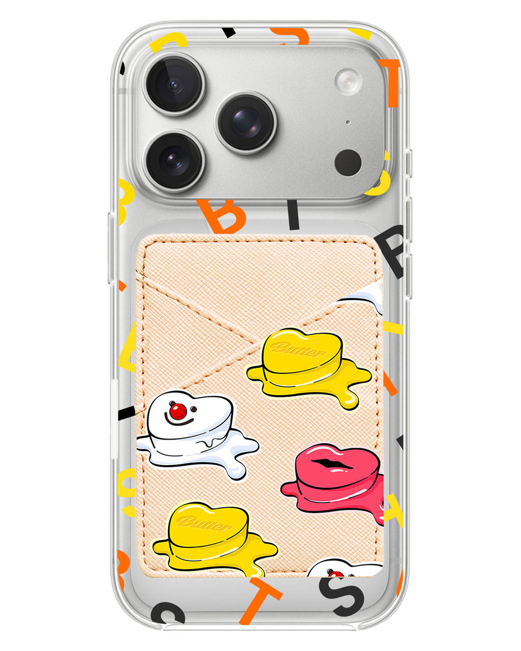 iPhone Phone Wallet Case - BTS Butter Sticker Pack