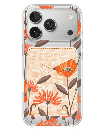iPhone Phone Wallet Case - November Marigold