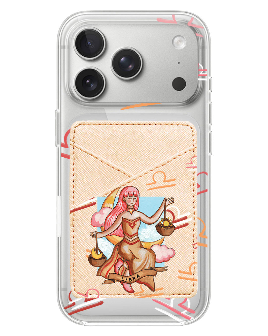 iPhone Phone Wallet Case - Libra