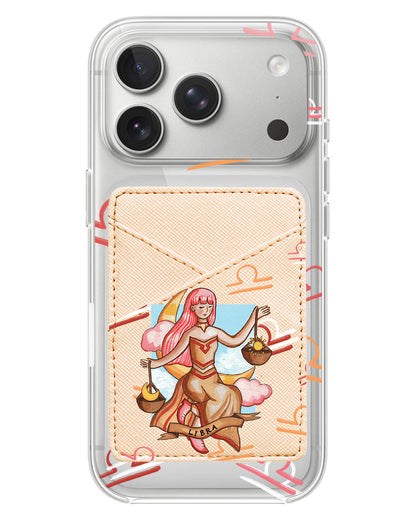 iPhone Phone Wallet Case - Libra