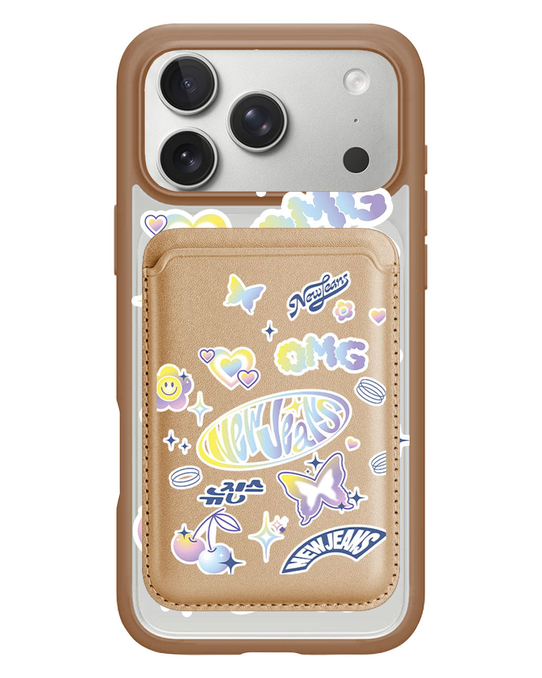 iPhone Magnetic Wallet Case - New Jeans OMG 1.0