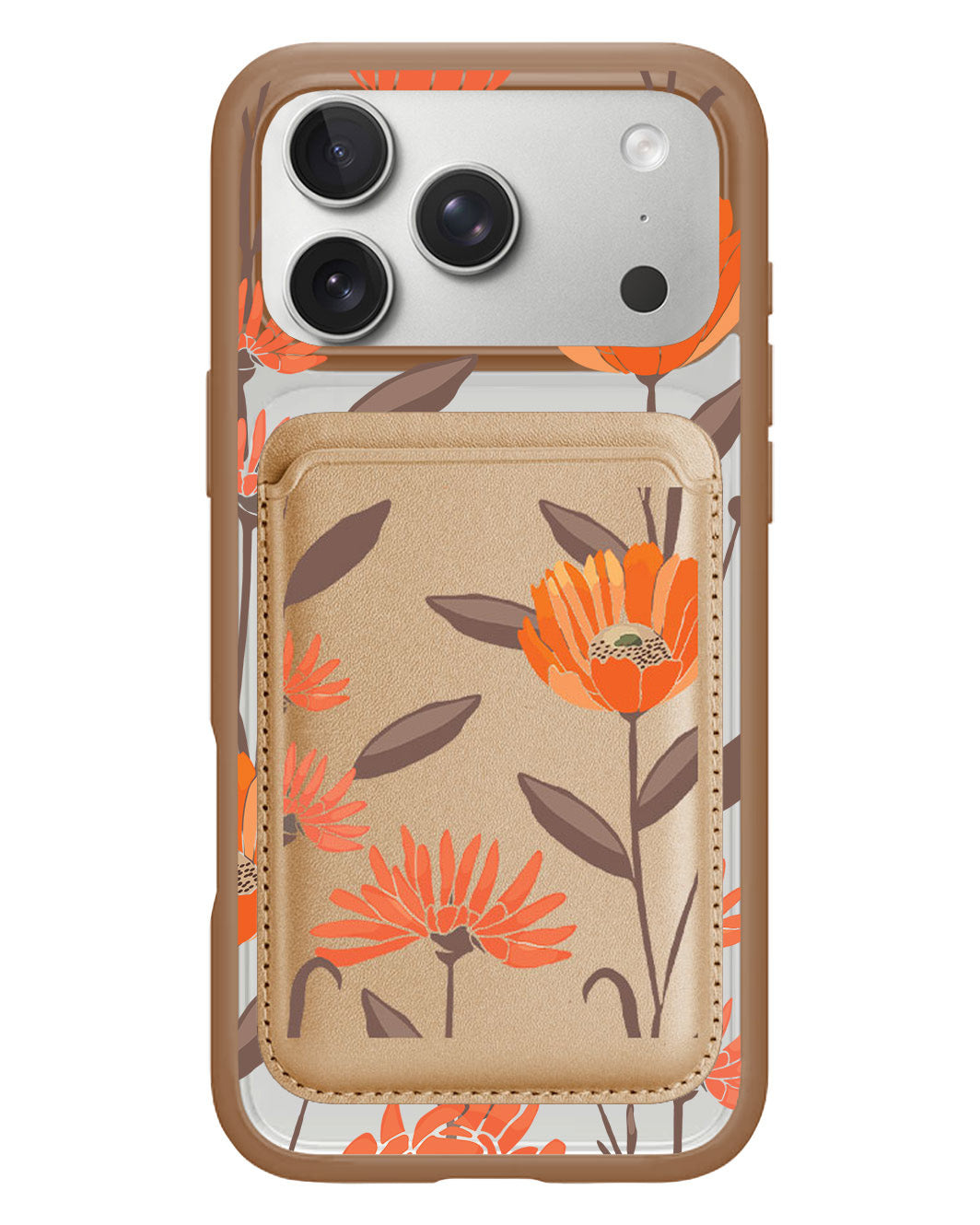 iPhone Magnetic Wallet Case - November Marigold