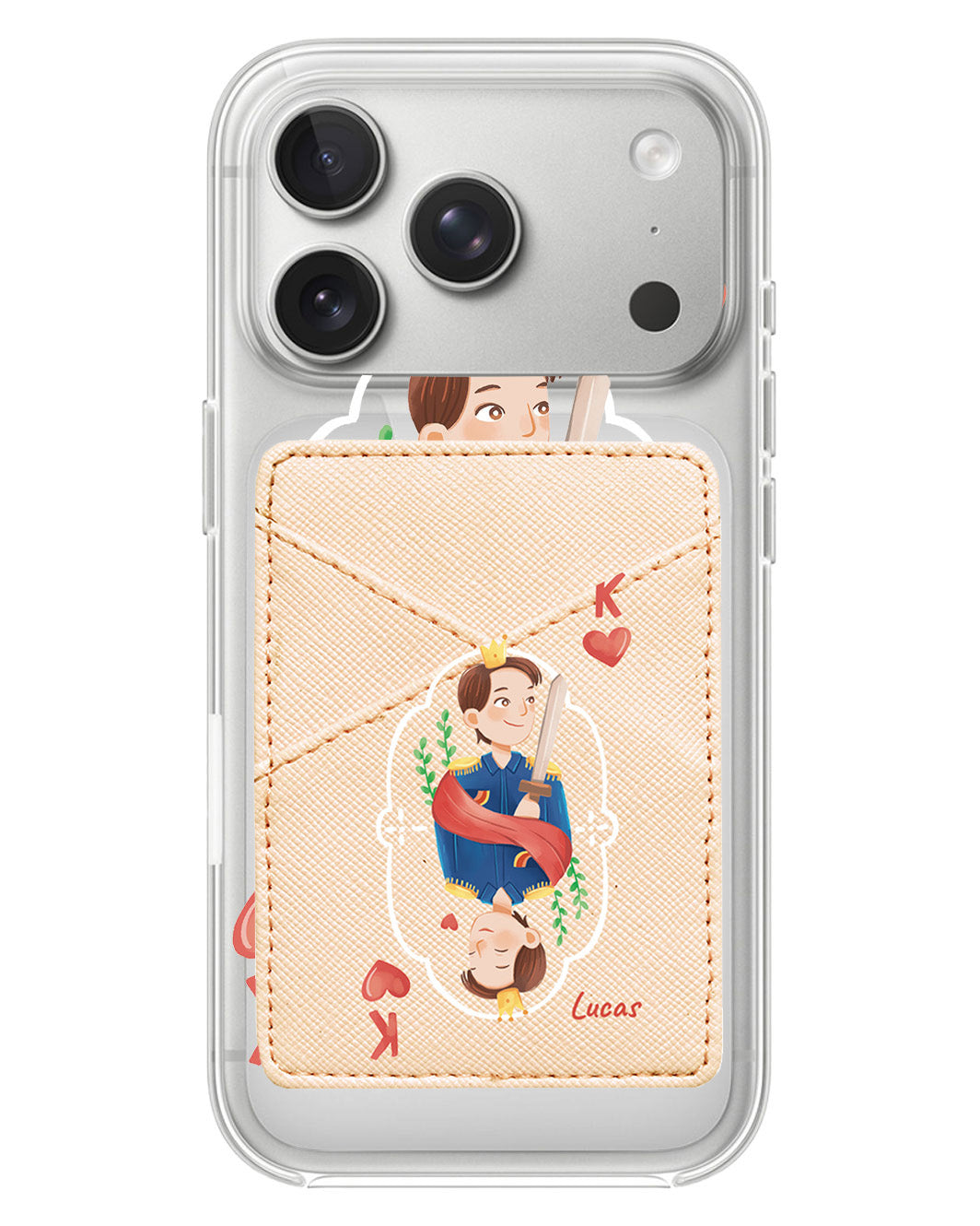 iPhone Phone Wallet Case - King