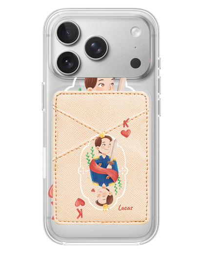 iPhone Phone Wallet Case - King