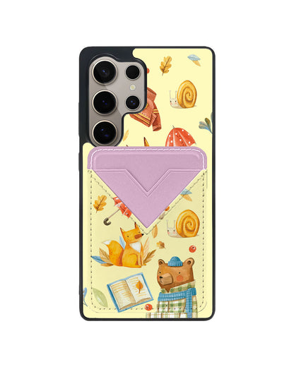 Android Avant Wallet Case - Bear & Fox