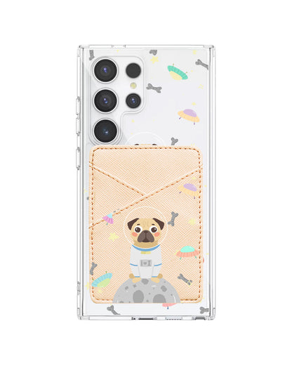 Android Phone Wallet Case - Pugstronaut