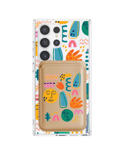 Android Magnetic Wallet Case - Silent Art