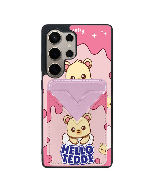 Android Avant Wallet Case - Hello Teddy 2.0