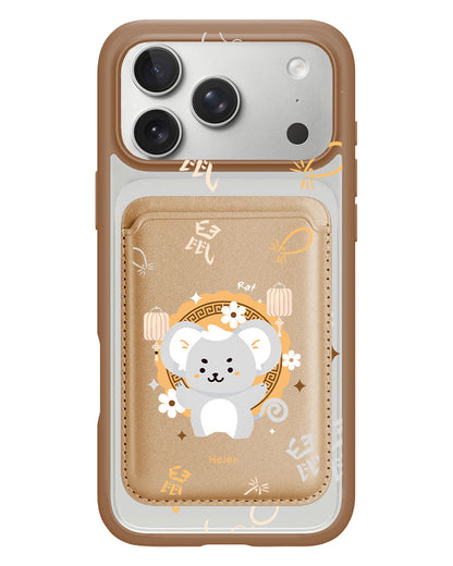 iPhone Magnetic Wallet Case - Rat (Chinese Zodiac / Shio)