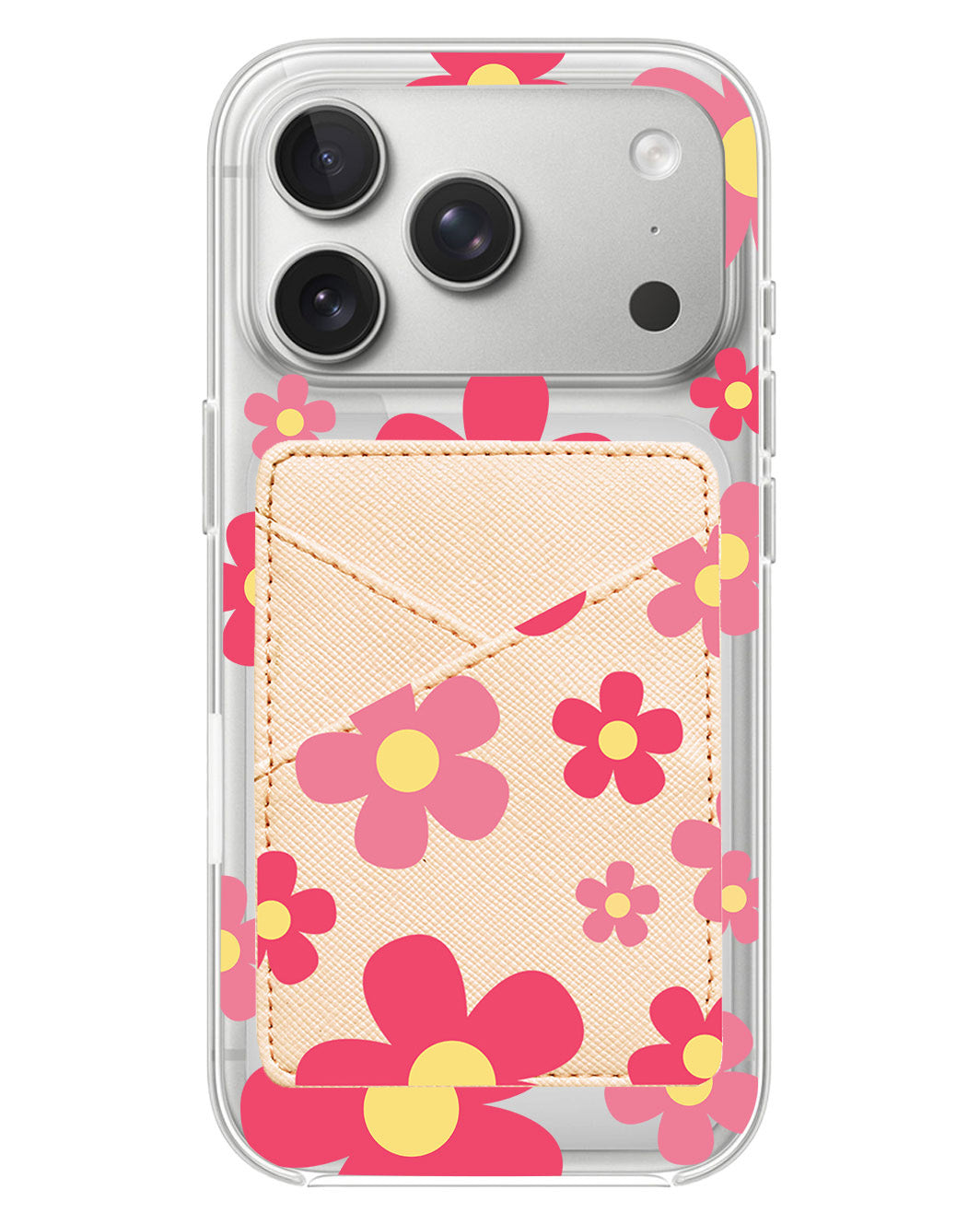 iPhone Phone Wallet Case - Daisy Blush