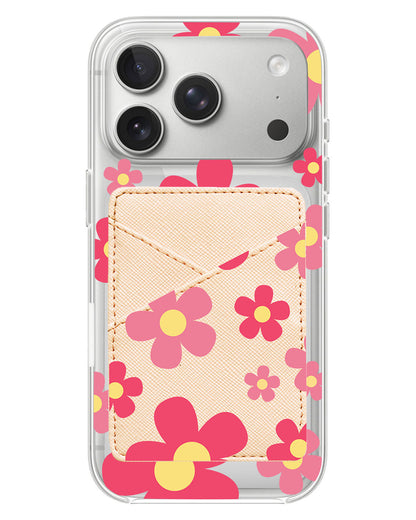 iPhone Phone Wallet Case - Daisy Blush