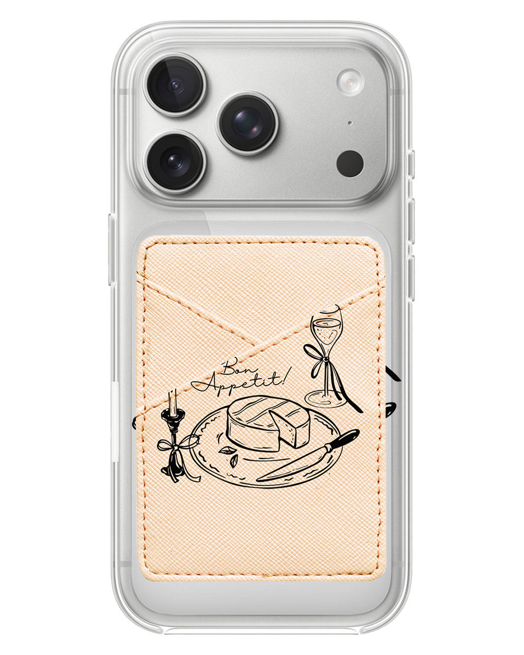 iPhone Phone Wallet Case - Bon Appetit