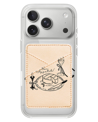 iPhone Phone Wallet Case - Bon Appetit
