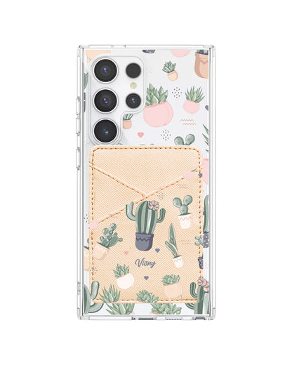 Android Phone Wallet Case - Cactus 2.0