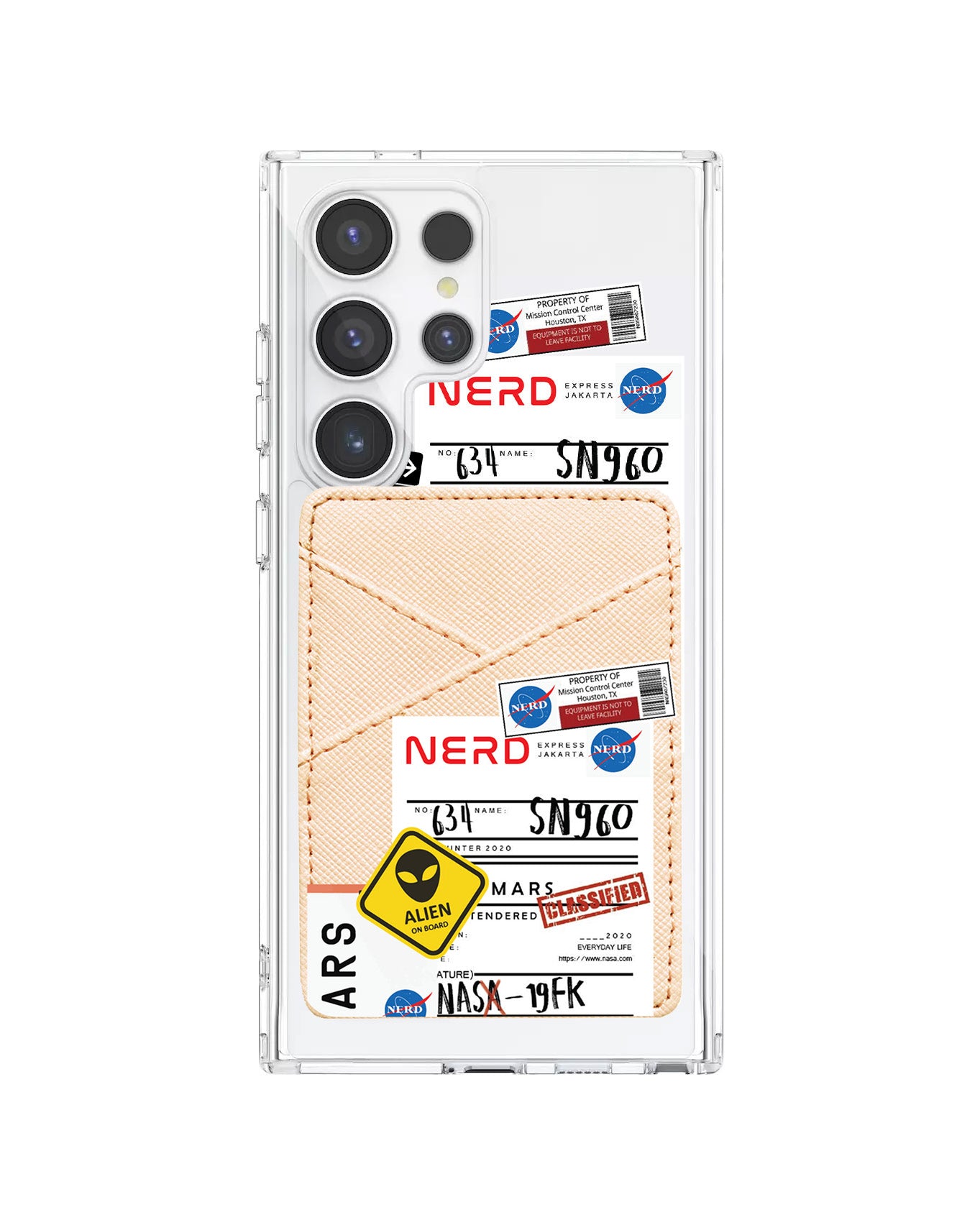 Android Phone Wallet Case - Ticket To Mars