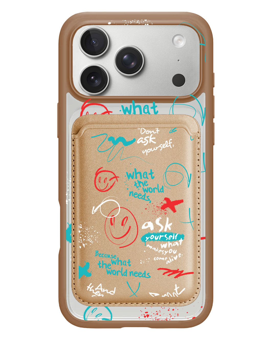 iPhone Magnetic Wallet Case - Graffiti 2.0