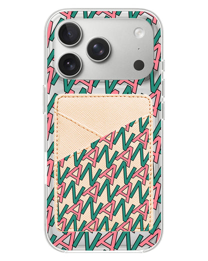 iPhone Phone Wallet Case - Initial 7.0 Monogram