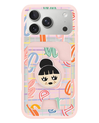 iPhone Magpop Wallet - Doodle 1.0 Monogram