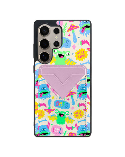 Android Avant Wallet Case - Monster Say Keep Going