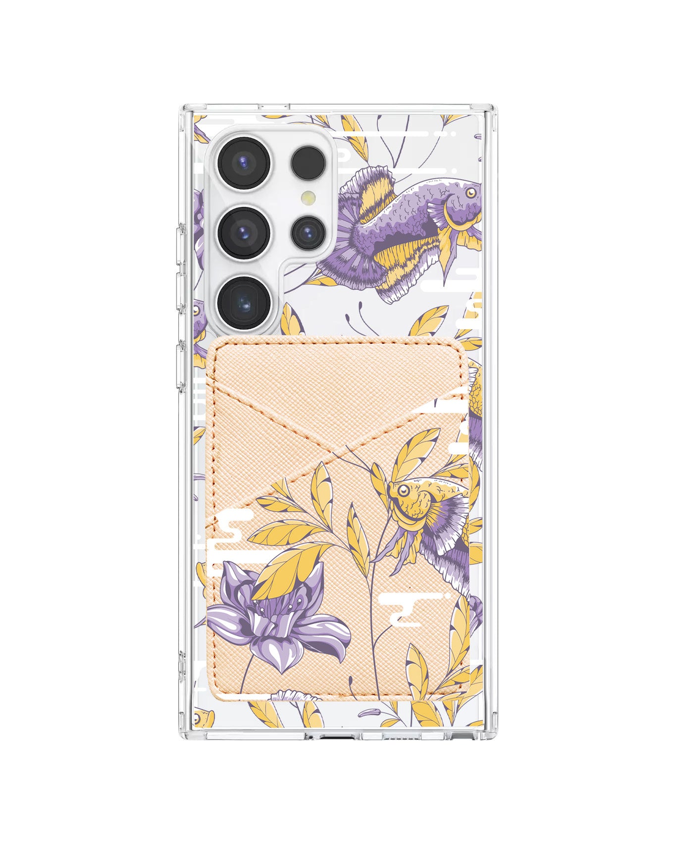 Android Phone Wallet Case - Fish & Floral 5.0