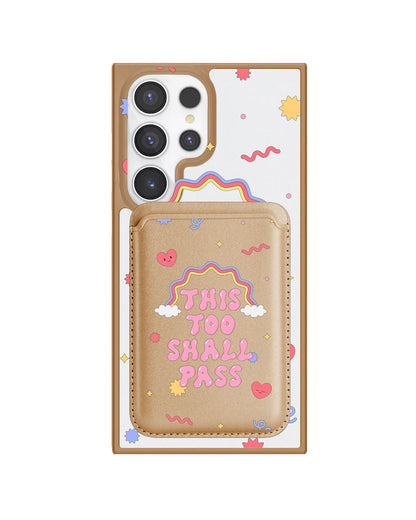 Android Magnetic Wallet Case - This Too Shall Pass