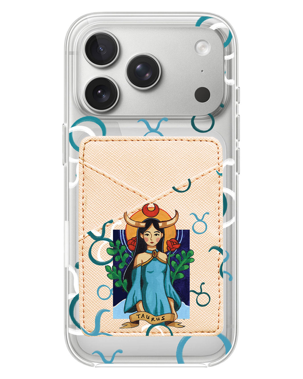 iPhone Phone Wallet Case - Taurus