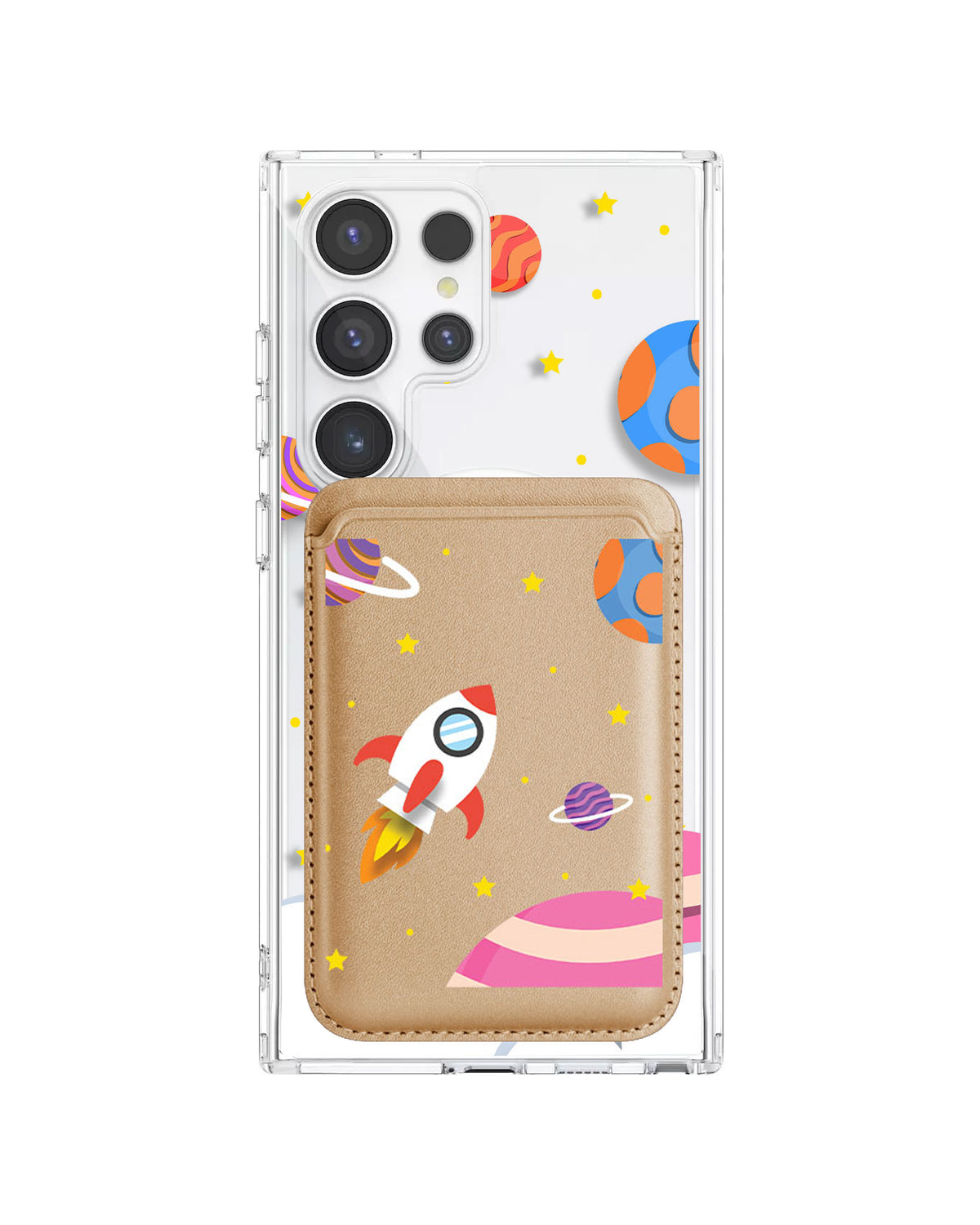 Android Magnetic Wallet Case - Neverland