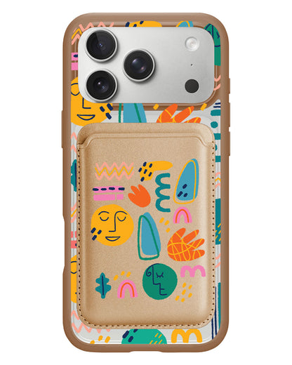 iPhone Magnetic Wallet Case - Silent Art