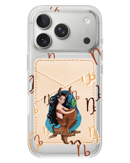iPhone Phone Wallet Case - Capricorn