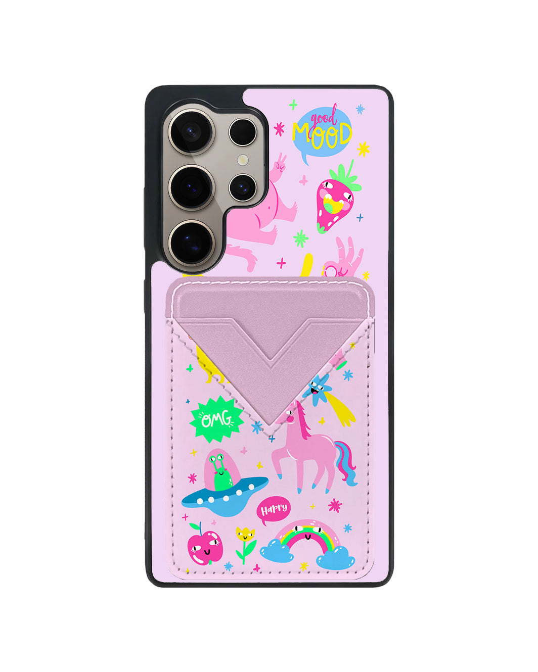 Android Avant Wallet Case - Monster Say Good Mood