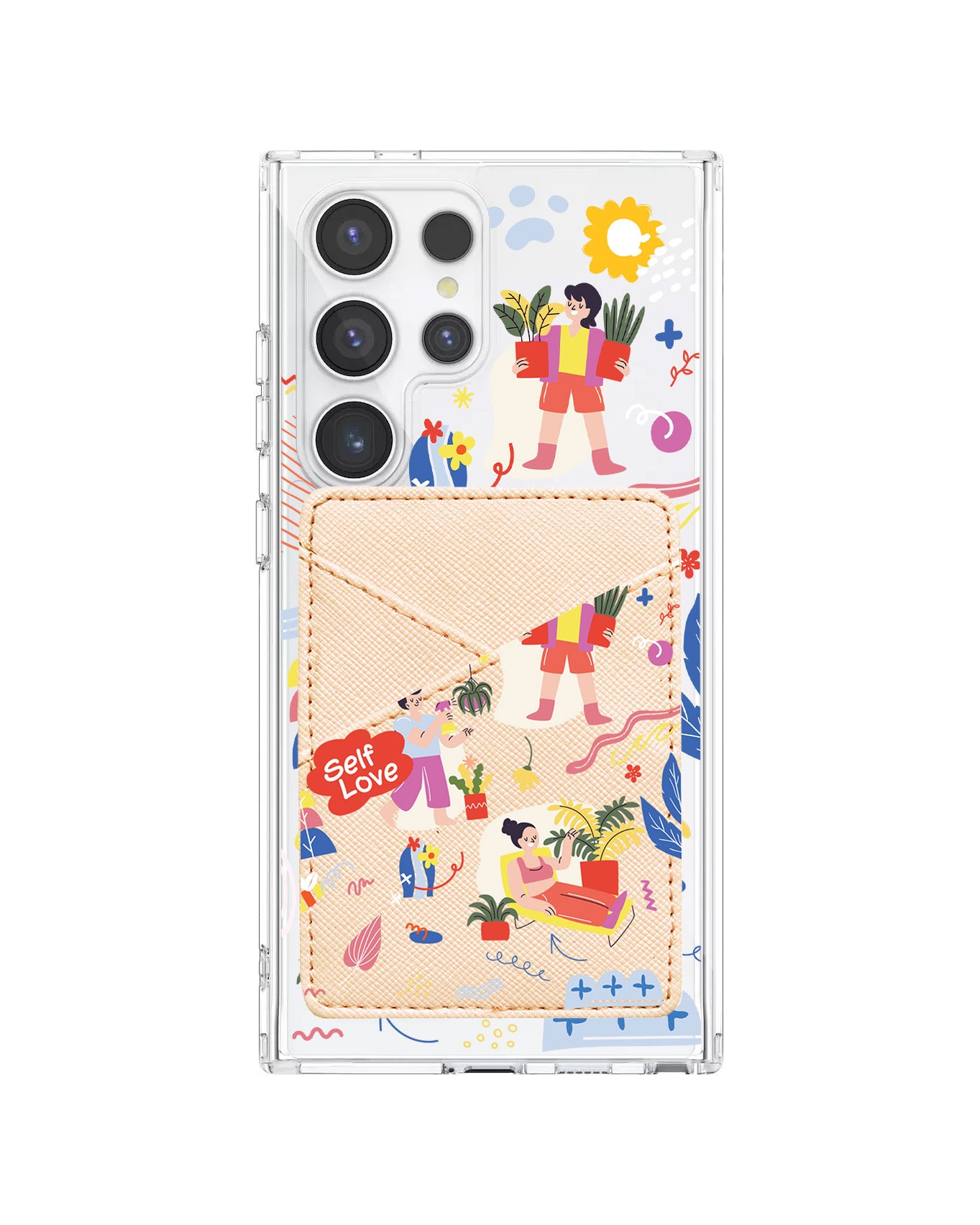 Android Phone Wallet Case - Self Love Sticker pack 1.0
