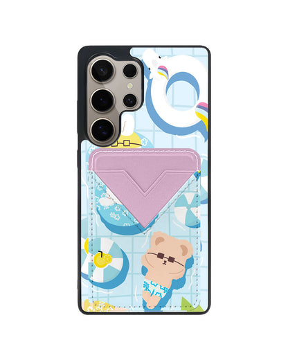 Android Avant Wallet Case - Pool Party Blue