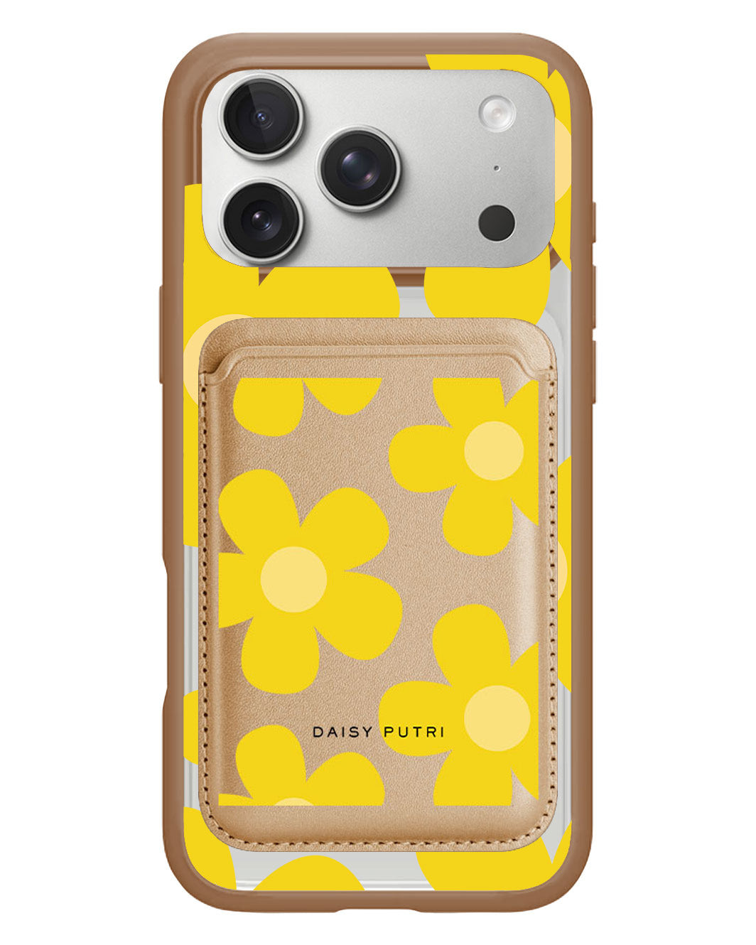 iPhone Magnetic Wallet Case - Daisy Sunshine