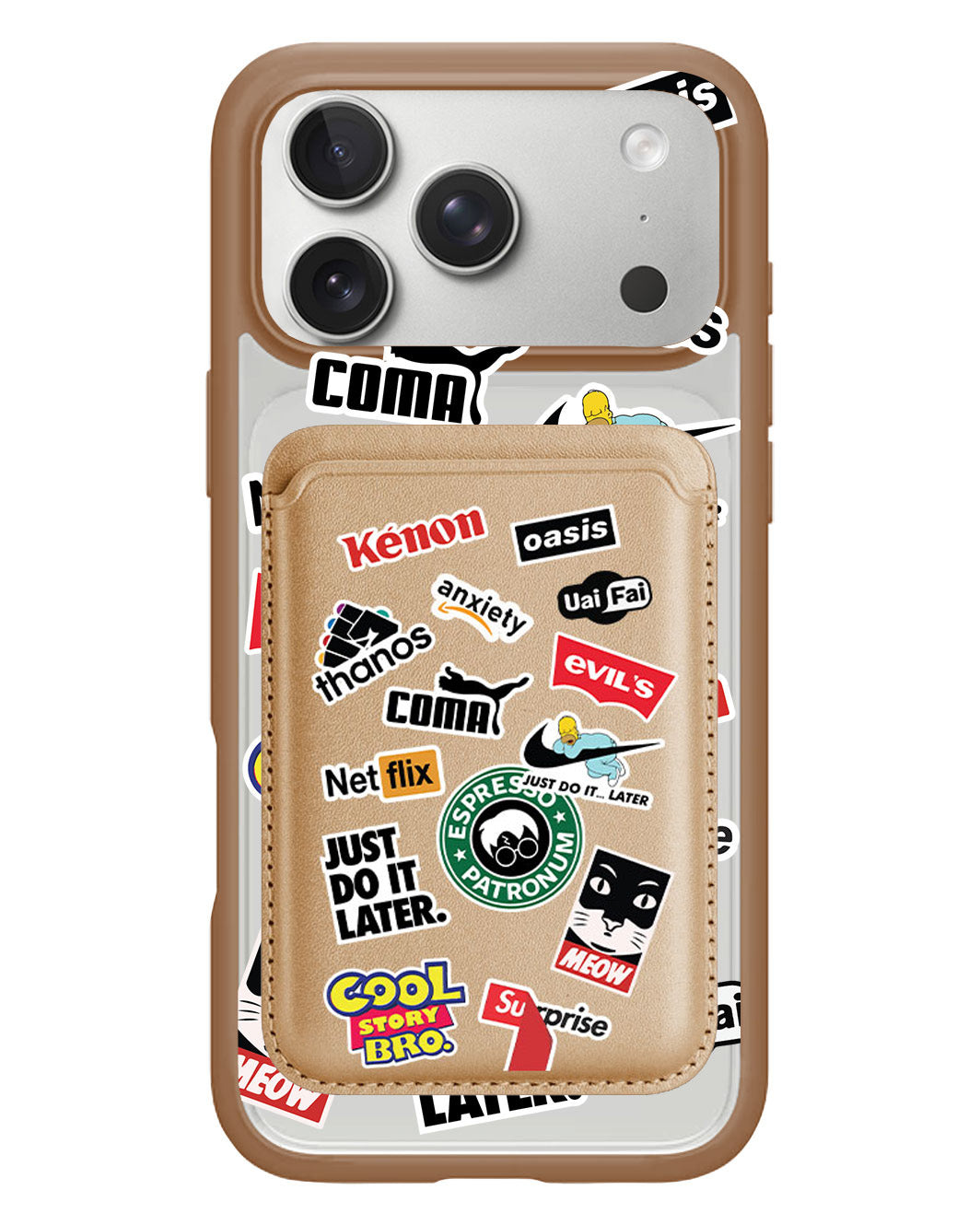iPhone Magnetic Wallet Case - Brand Parody 1.0