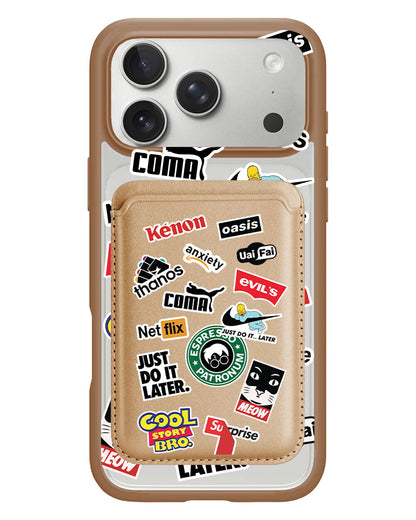 iPhone Magnetic Wallet Case - Brand Parody 1.0
