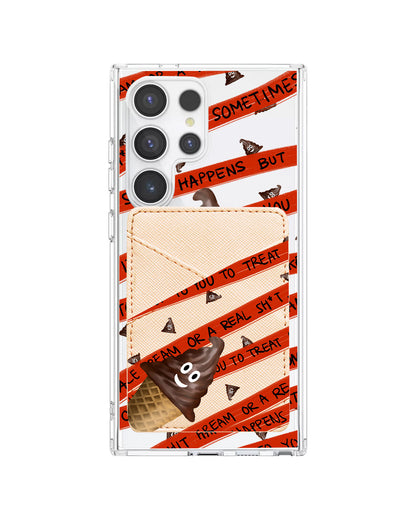 Android Phone Wallet Case - Oh..Shit Happens