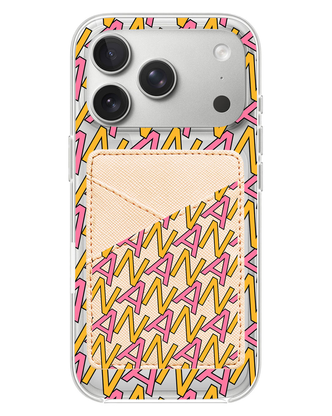 iPhone Phone Wallet Case - Initial 3.0 Monogram